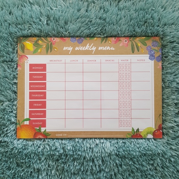 My Weekly Menu Desk Tracker - Picture 2 of 8